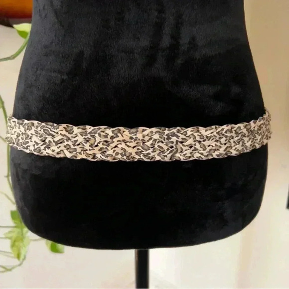 Sandy Duftler Leopard Brass Belt - Size M/L - Picture 2 of 7